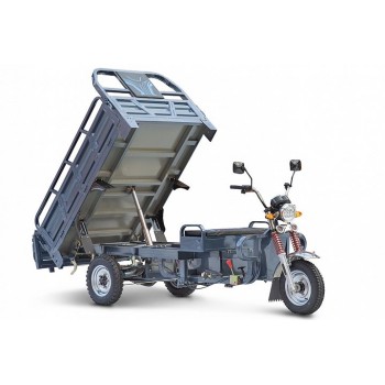 Грузовой электротрицикл Rutrike Титан 2000 ГИДРАВЛИКА 60V1500W серый