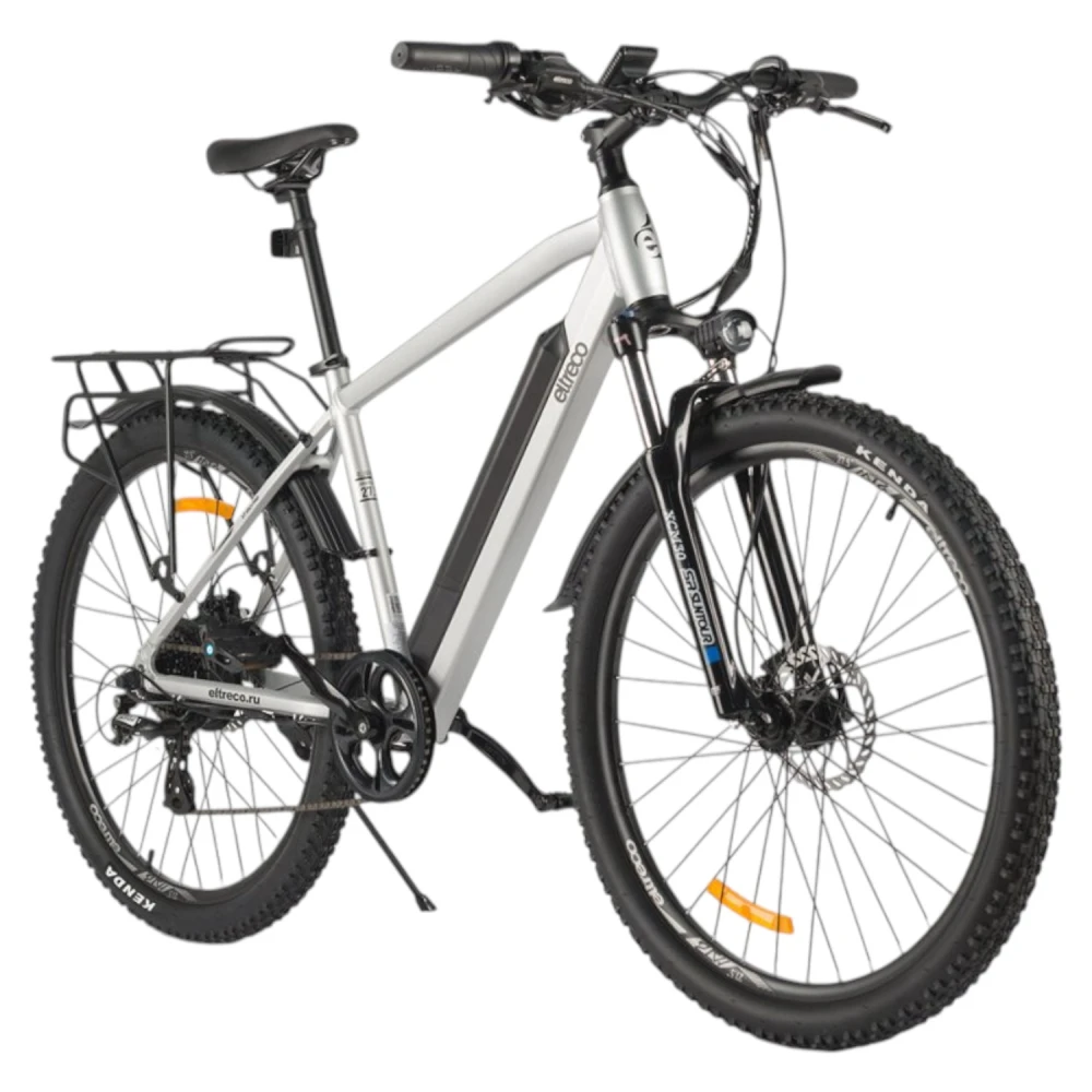 Электровелосипед Eltreco XT 850 pro Серебристый-матовый 1