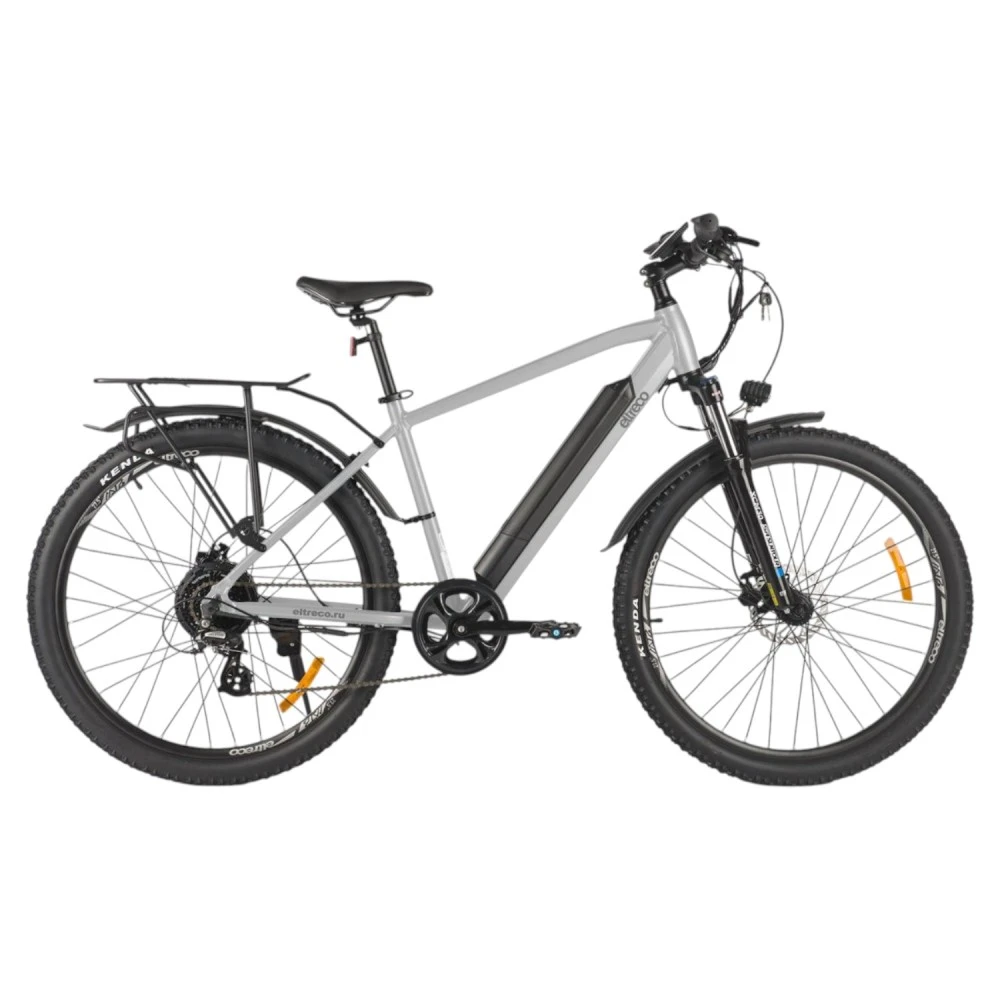 Электровелосипед Eltreco XT 850 pro Серебристый-матовый