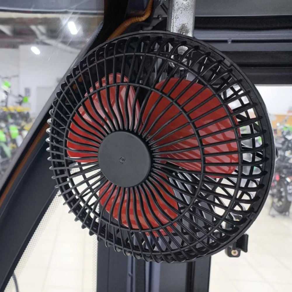 Грузовой электротрицикл Rutrike КАРГО Кабина Дуал NEXT обогрев 72V 2000W Тёмно-зелёный 12