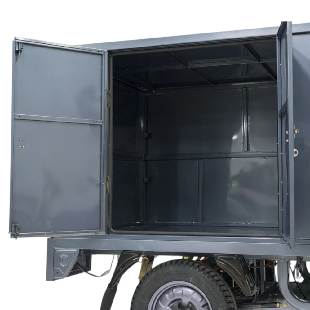 Грузовой электротрицикл Rutrike КАРГО Кабина Дуал NEXT обогрев 72V 2000W Тёмно-зелёный 6